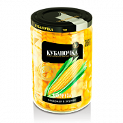 КУКУРУЗА сахарная в зернах 360г стекло Кубаночка
